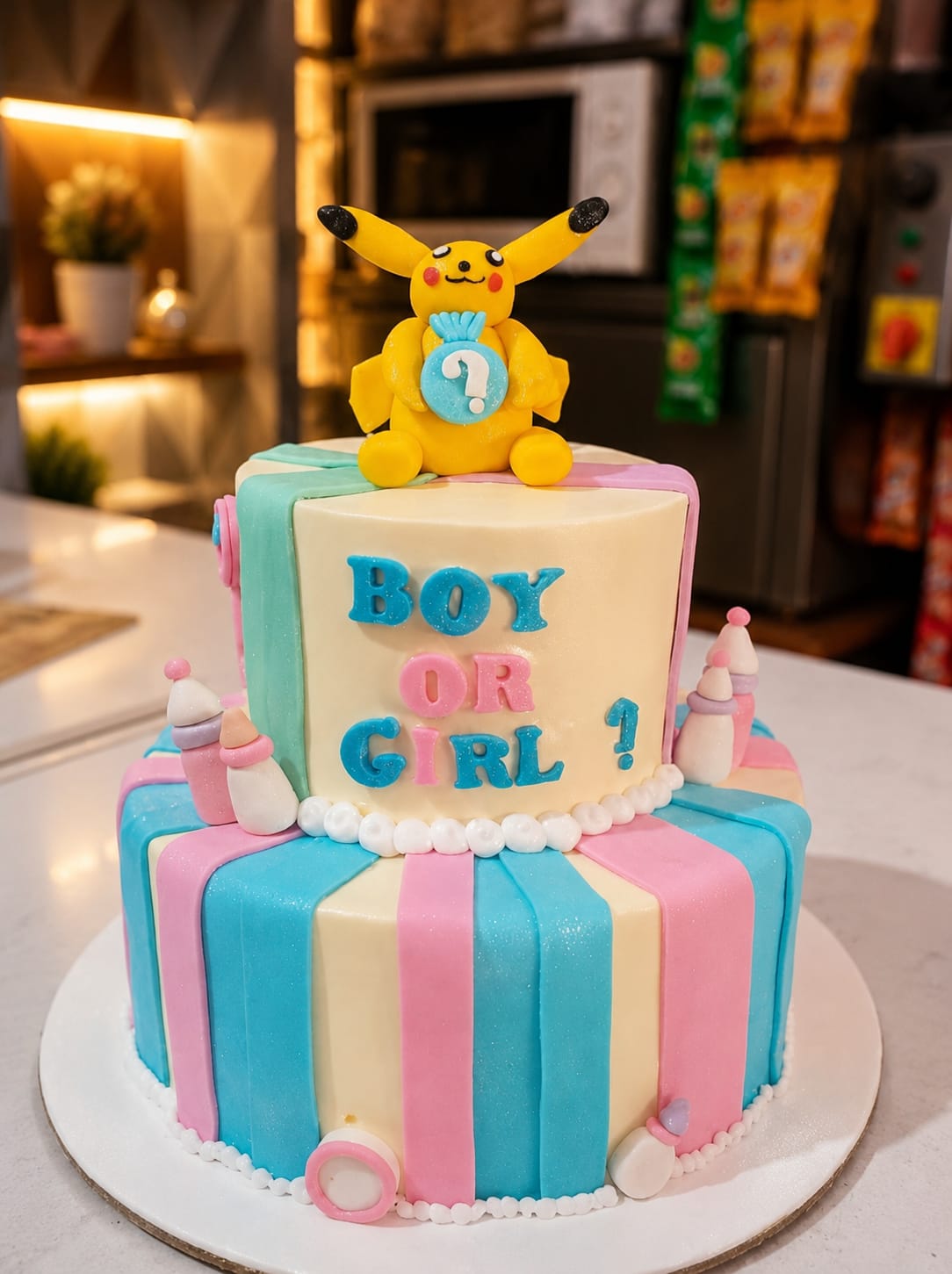 Baby Fondant Cake