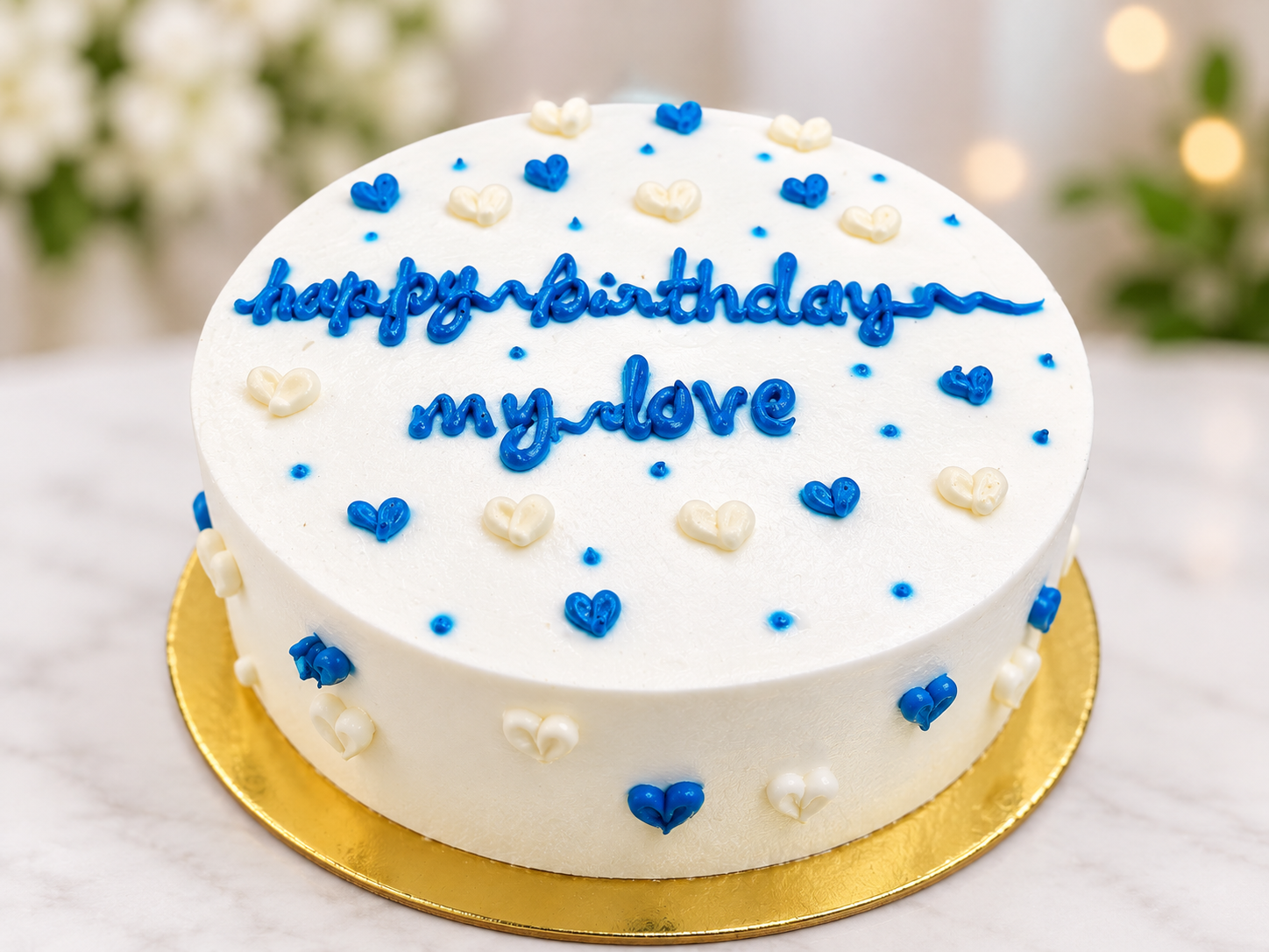 Vanilla Heart Cake